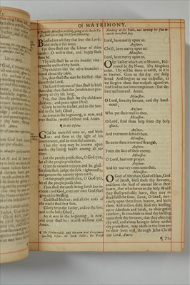 Lot 252 - Bible [English]. The Holy Bible, London: Printed by Roger Daniel, 1654