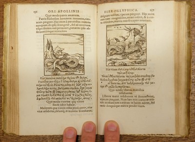 Lot 313 - Horapollo. Hieroglyphika, Paris: Jacques Kerver, 1551