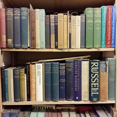 Lot 447 - Bertrand Russell. A collection of Bertrand Russell literature & reference