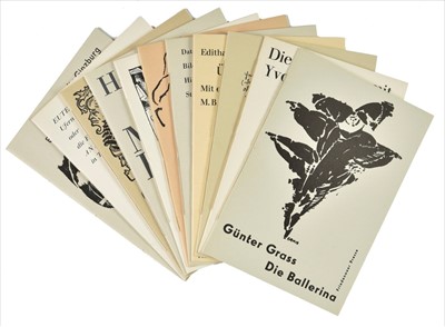 Lot 384 - Friedenauer Presse. 36 booklets, Berlin, 1963-71