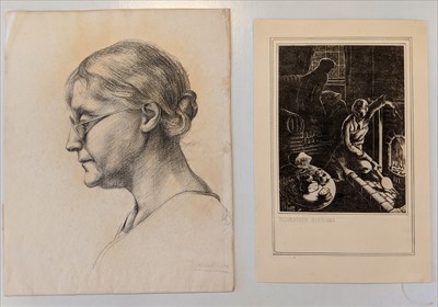 Lot 70 - Watercolours & drawings. A collection of original artwork, 19th & 20th century