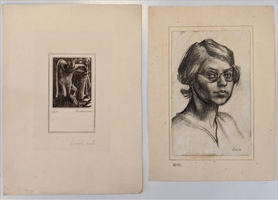 Lot 70 - Watercolours & drawings. A collection of original artwork, 19th & 20th century