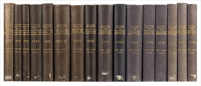 Lot 293 - Einstein (Albert). Sitzungsberichte der Preussischen Akademie der Wissenschaften, 16 vols., 1922-38