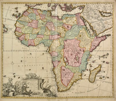 Lot 83 - Africa. Allard (Carel), Novissima et Perfectissima Africae Descriptio..., circa 1700