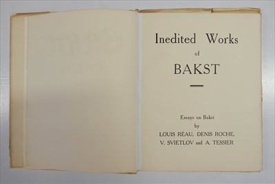 Lot 344 - Bakst (Leon). Inedited Works of Bakst., 1927
