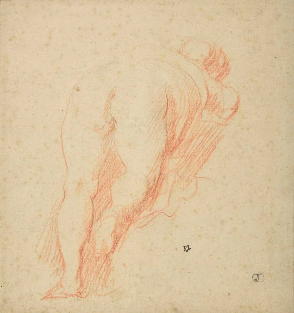 Lot 262 - Laeck (Reynier van der, 1615/1620-1647/1648). Female nude seen from behind, red chalk