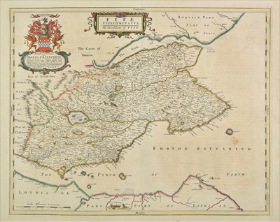 Lot 167 - Scotland. Blaeu (Johannes), Three regional maps, circa 1663