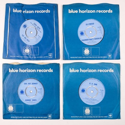 Lot 416 - Blues / R&B. Collection of 28 original 45rpm blues / R&B singles on Blue Horizon Records