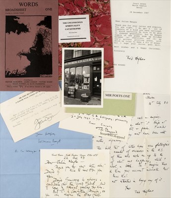 Lot 232 - Poetry Publishers' correspondence and archive, circa 1970-2018