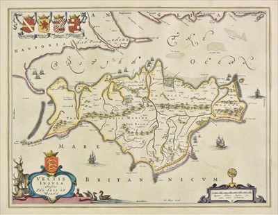 Lot 91 - Blaeu (Johannes). Four British regional maps, circa 1663