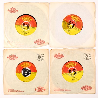 Lot 414 - Blues / R&B. Collection of 17 original blues / R&B singles and EP's on the Pye International label.