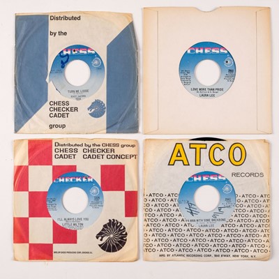Lot 417 - Blues / R&B. Collection of 33 blues / R&B 45rpm singles on the Chess, Checker & Cadet Record Labels.