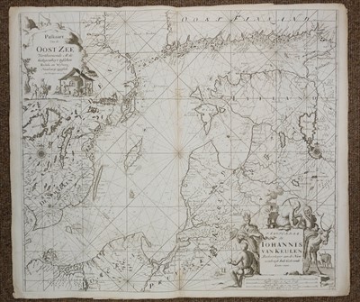 Lot 89 - Baltic Sea. Van Keulen (Johannis), Three sea charts, circa 1685
