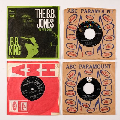 Lot 426 - Blues. Collection of 45rpm blues singles by B.B. King, Bobby Bland., Joe Tex and Solomon Burke