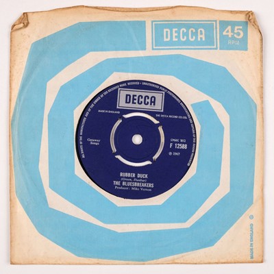 Lot 429 - Blues. Collection of original 45rpm singles by John Mayall's Bluesbreakers on the Decca record label