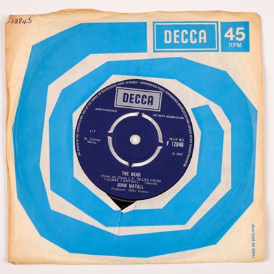 Lot 429 - Blues. Collection of original 45rpm singles by John Mayall's Bluesbreakers on the Decca record label