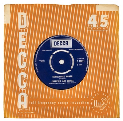 Lot 409 - Blues & Jazz. Rare singles by Champion Jack Dupree, Jimmy Powell, Otis Spann, Savoy Brown, etc.