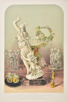 Lot 205 - Porcelain and China. A mixed collection of approximately 110 prints, 19th century