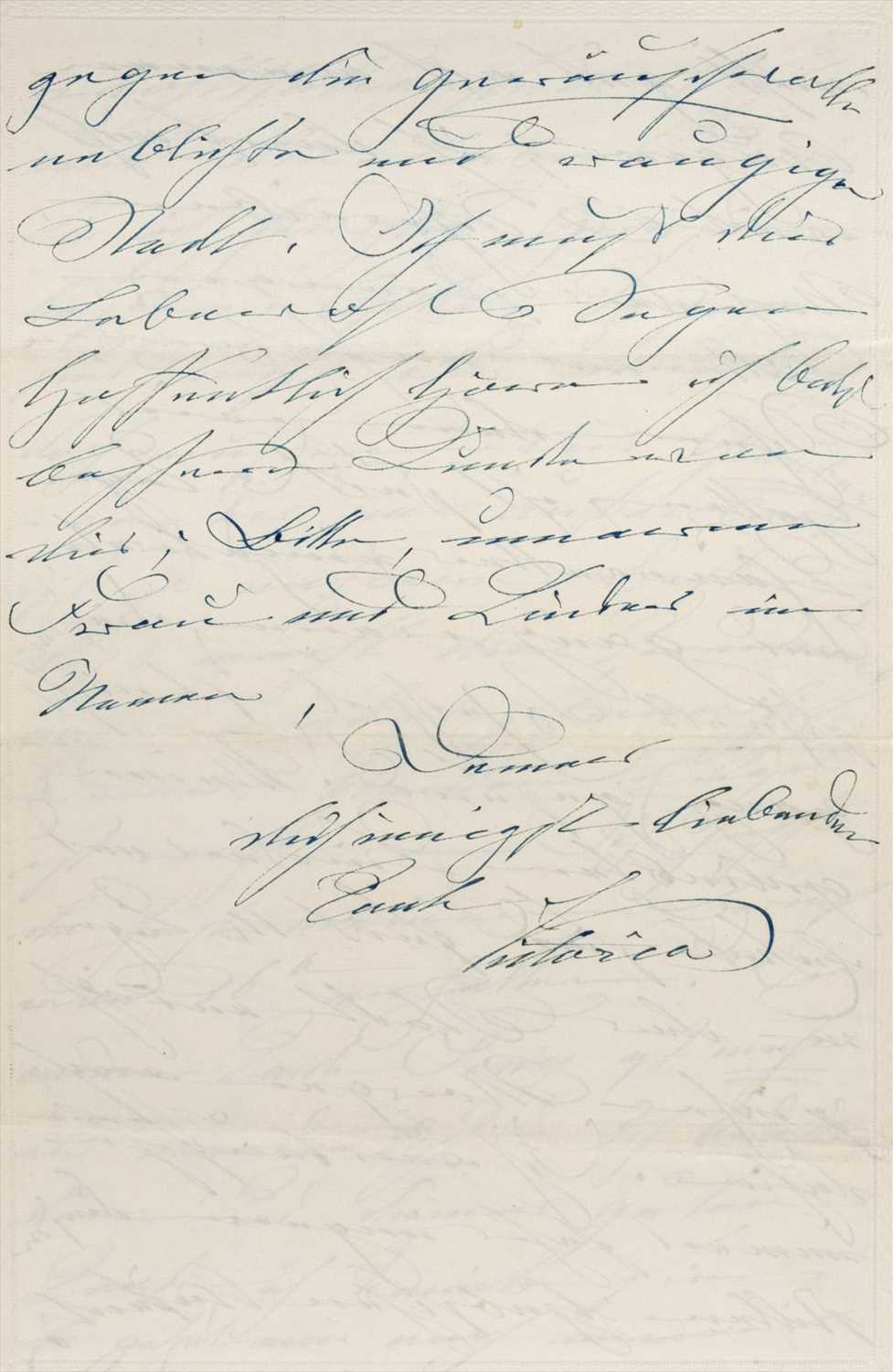 Lot 238 - Victoria (Duchess of Kent, mother of Queen Victoria, 1786-1861).