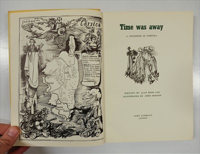 Lot 389 - Minton (John). Time Was Away. A Notebook in Corsica, 1st edition, 1948