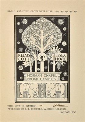 Lot 337 - Ashbee (C. R.). Modern English Silverwork, 1st edition, 1909, one of 200 copies only