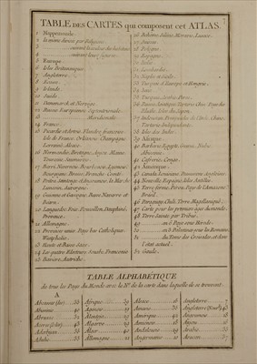 Lot 21 - De Vaugondy (Robert), Nouvel Atlas Portatif, 1795