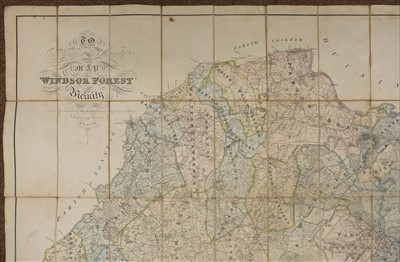 Lot 179 - Windsor Forest. Walter (H.), Map of Windsor Forest, 1823