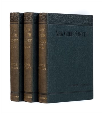 Lot 385 - Gissing (George). New Grub Street, 3 volumes, 2nd edition, 1891, & others