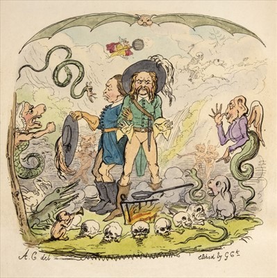 Lot 262 - Cruikshank (George, illustrator). Der Freischutz Travestie, by Septimus Globus, 1824