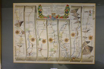 Lot 123 - Ogilby (John). The Road from London to Montgomery North Wales, circa 1676