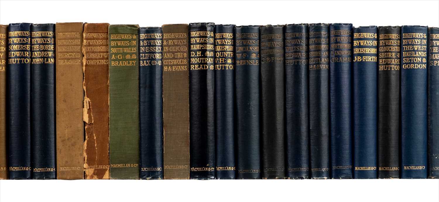 Lot 9 - Highways and Byways series. Complete set, 37 volumes, mixed editions, 1899-1948