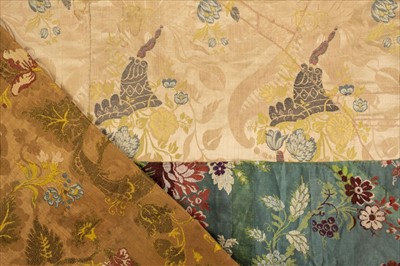 Lot 156 - Spitalfields. A large cloth of 18th century silk brocade