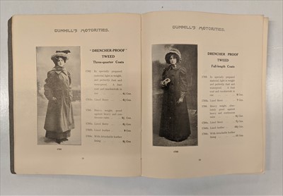 Lot 203 - Trade Catalogue. Dunhill's Motorities. Price List, [1906-07]