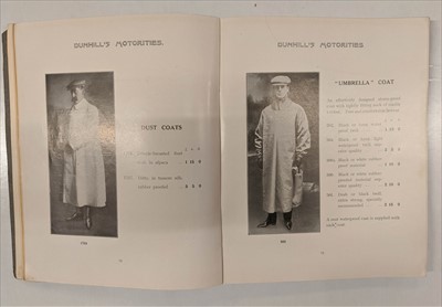 Lot 203 - Trade Catalogue. Dunhill's Motorities. Price List, [1906-07]