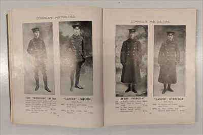 Lot 203 - Trade Catalogue. Dunhill's Motorities. Price List, [1906-07]