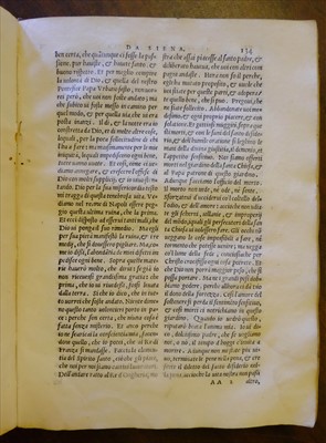 Lot 242 - Castelvetro (Giacomo; owner). Lettere devotissime della Caterina da Siena, 1562