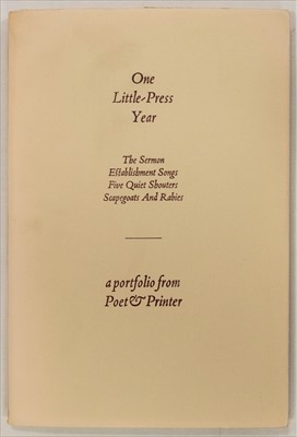 Lot 189 - One Little-Press Year. A Portfolio from Poet & Printer, 1967