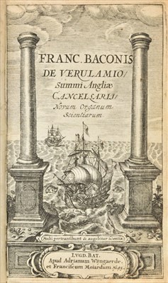 Lot 221 - Bacon (Francis). Novum Organum Scientiarum, Leiden, 1645