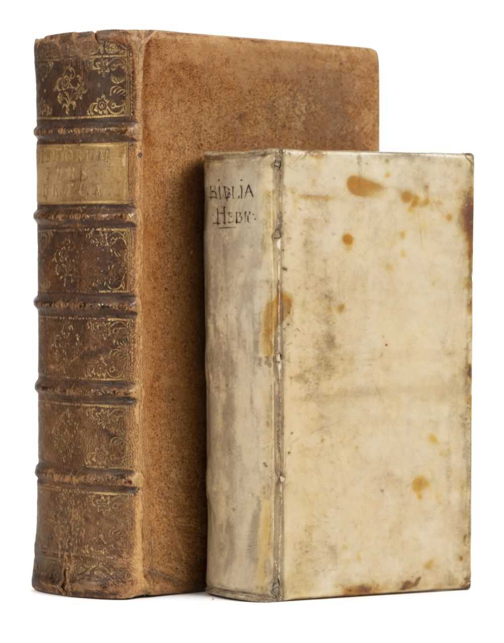 Lot 234 - Bible [Greek]. Bibliorum pars Graeca quae Hebraice, [Leiden], 1612
