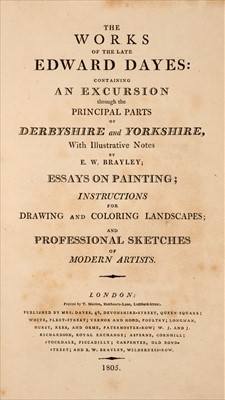 Lot 95 - Dayes (Edward). Works, 1805