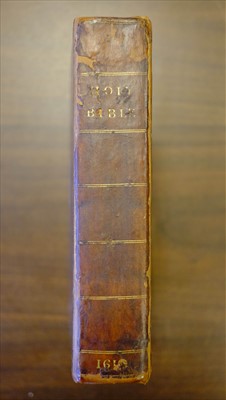 Lot 230 - Bible [English]. The Bible, London by Robert Barker, 1610/1611