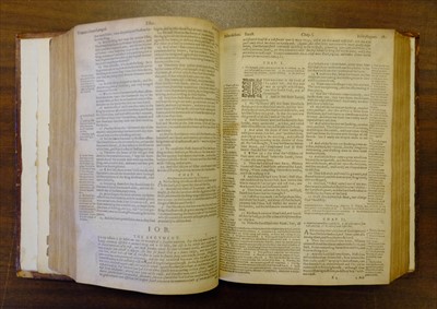 Lot 230 - Bible [English]. The Bible, London by Robert Barker, 1610/1611