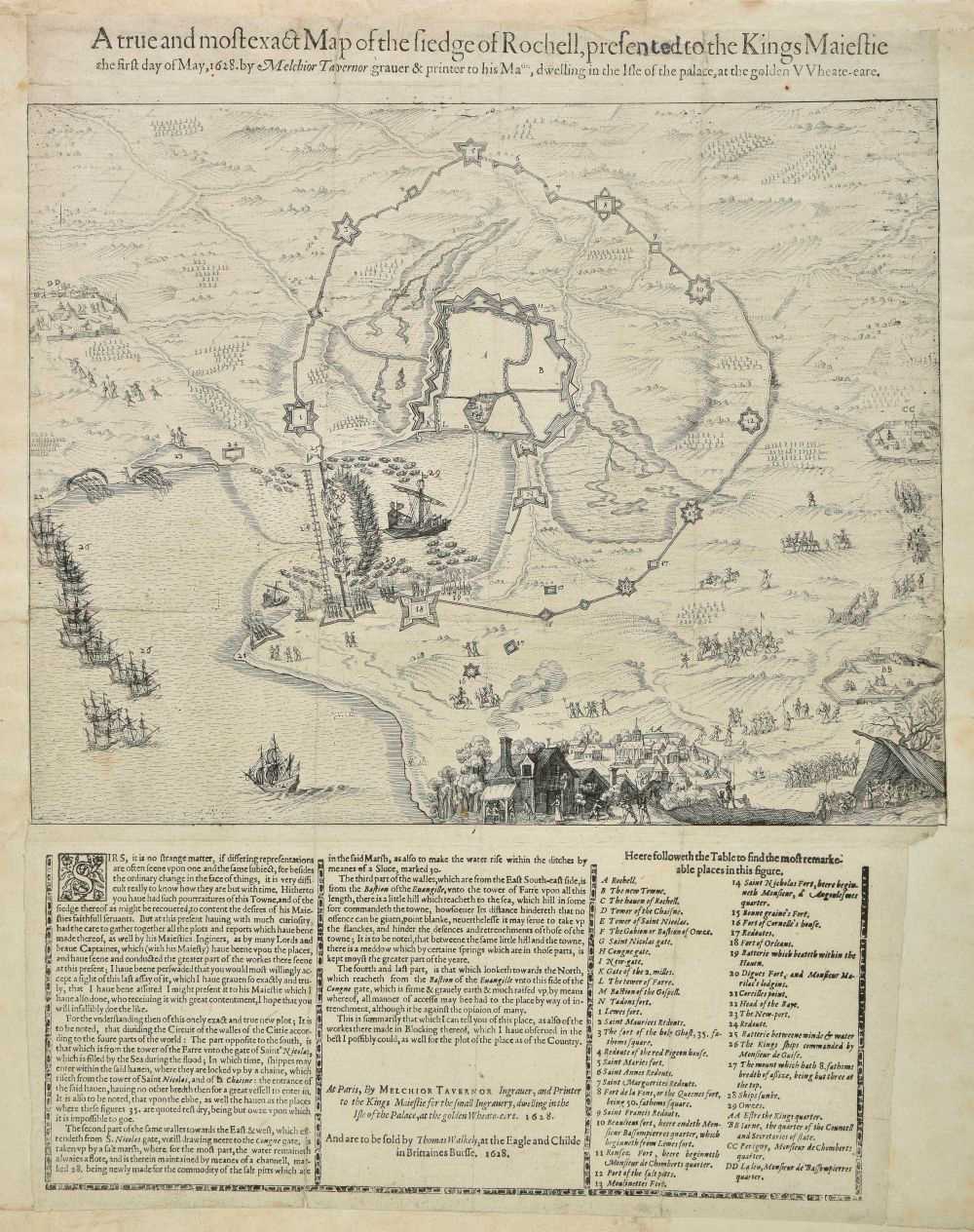 Lot 93 - France. Tavernor (Melchior), Siege of La Rochelle, 1628