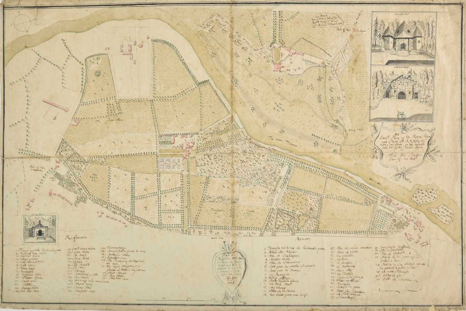 Lot 90 - Estate Plan. Richmond Park, 1779