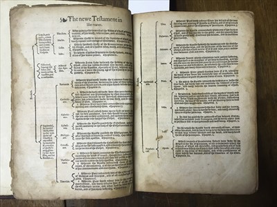Lot 228 - Bible [English]. [The Bible, London: Christopher Barker, 1584]