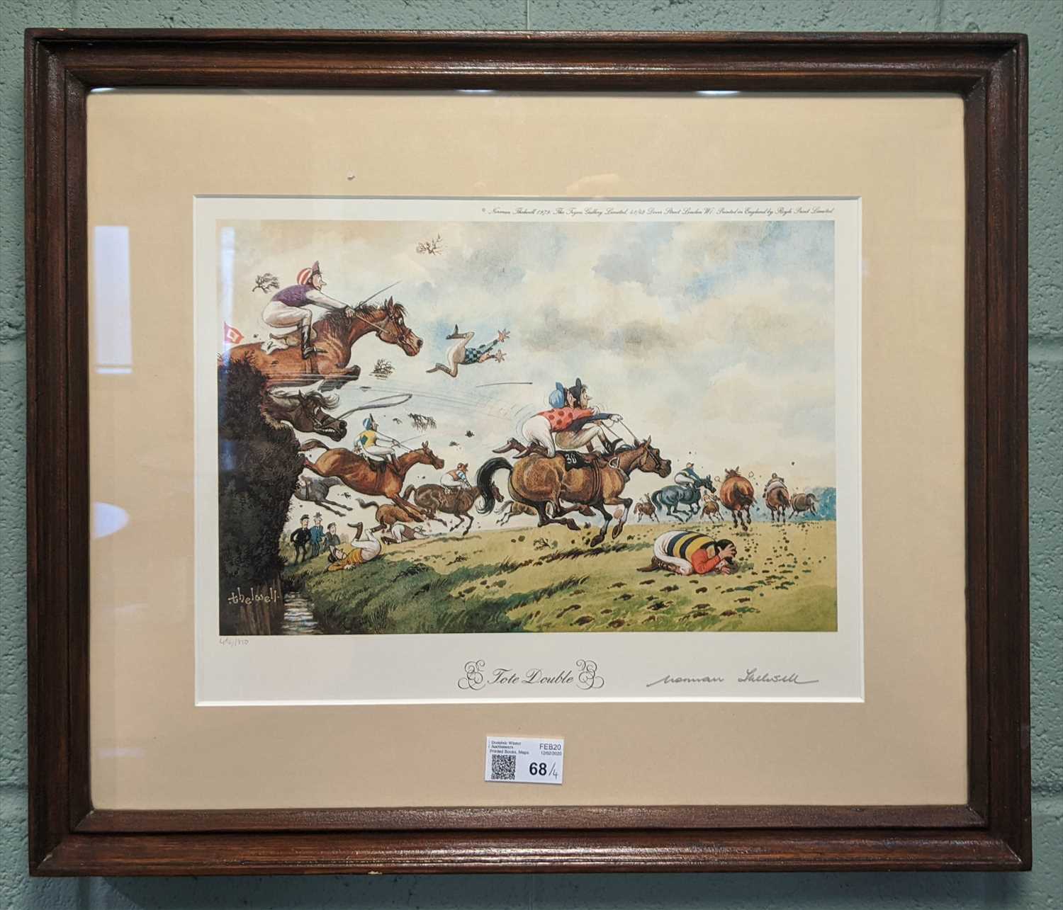 Lot 68 - Thelwell (Norman). Four signed prints, 1979