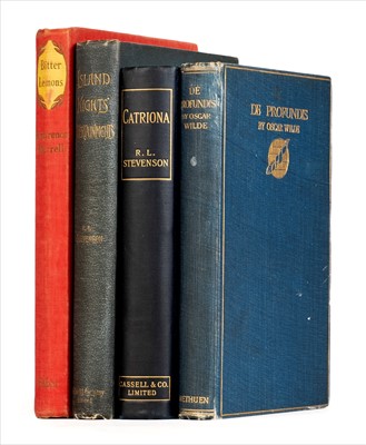 Lot 208 - Wilde (Oscar). De Profundis, 1st edition, 1905, & others