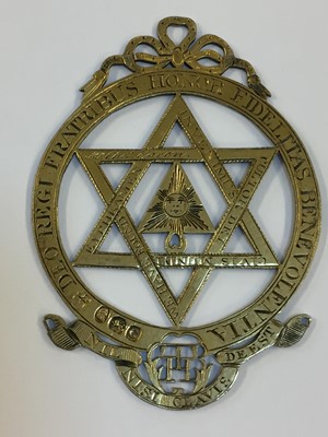 Lot 48 - Masonic. George III silver-gilt medal