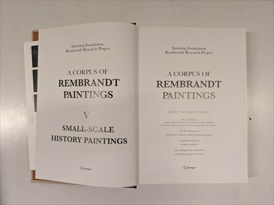 Lot 139 - Rembrandt. A Corpus of Rembrandt Paintings, 2005-2011