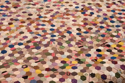 Lot 182 - Quilts. A Victorian velvet patchwork quilt, and others